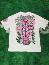 Load image into Gallery viewer, Hellstar ‘No Guts No Glory’ Shirt - White/Pink/Green

