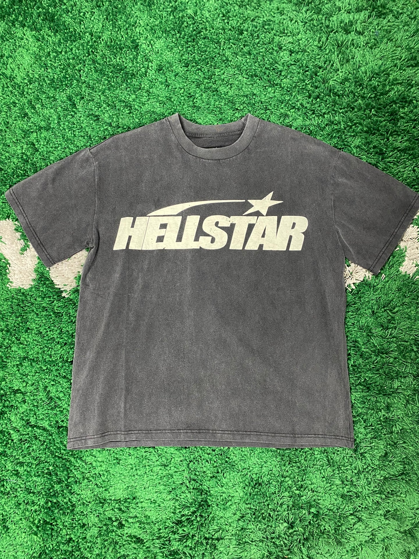 Hellstar Casual Logo Shirt - Black/Cream