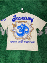 Load image into Gallery viewer, Hellstar ‘Yoga’ Graphic Shirt - Cream/Blue
